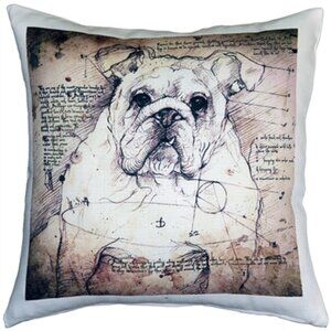 THINK GIFT! Luxurious English Bulldog Accent Pillow FREE SHIPPING!